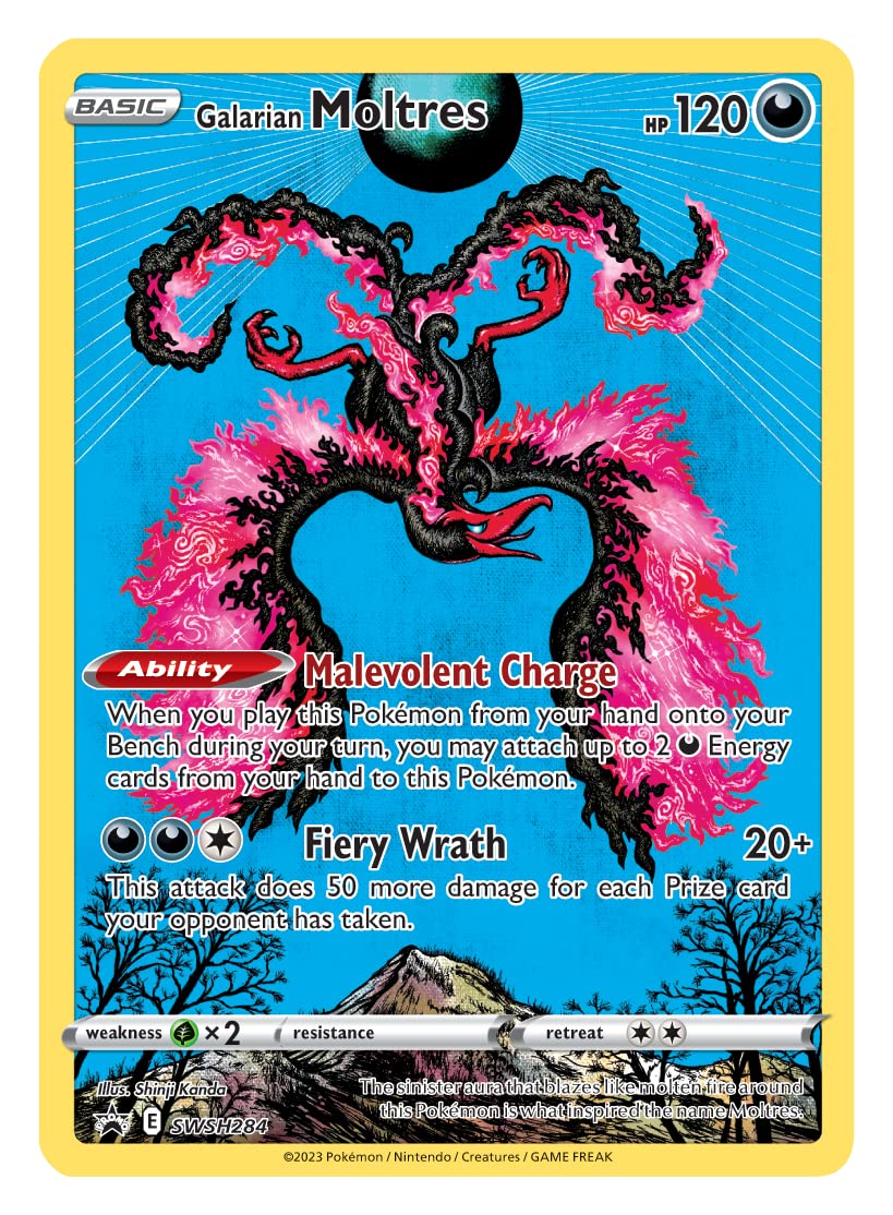 【BGS10】ガラルファイヤー AR GALARIAN MOLTRES Pokémon TCG: Crown Zenith Tin – Moltres Galarian (1 cartão de